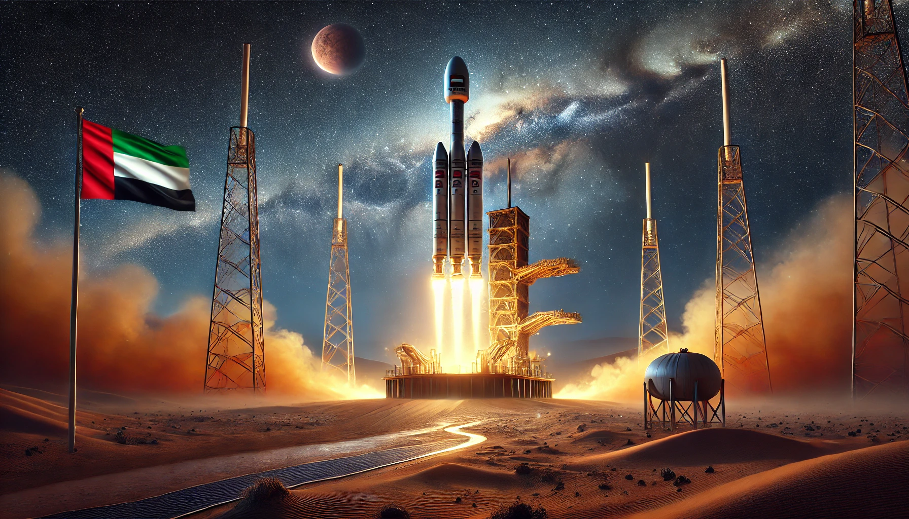 阿联酋发射首个由阿拉伯主导的火星任务：航天探索的历史性里程碑